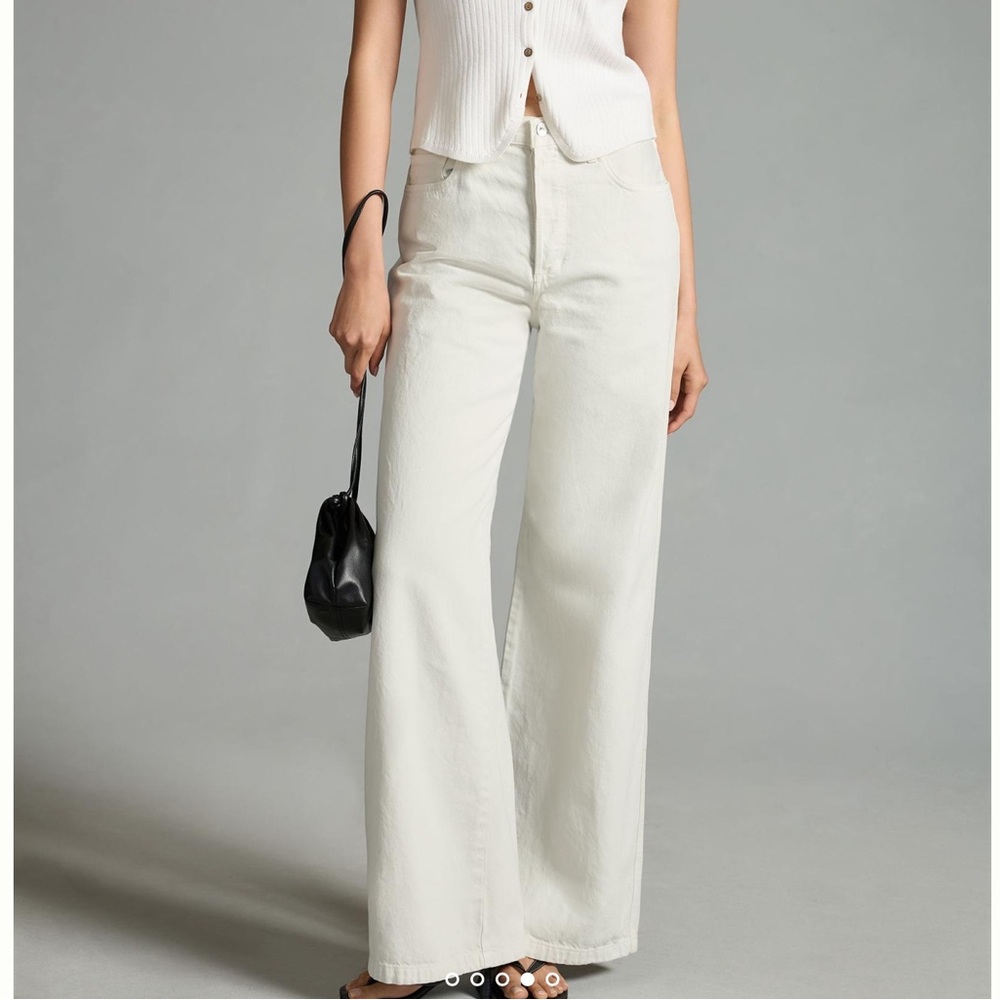 White favorite daughter jeans